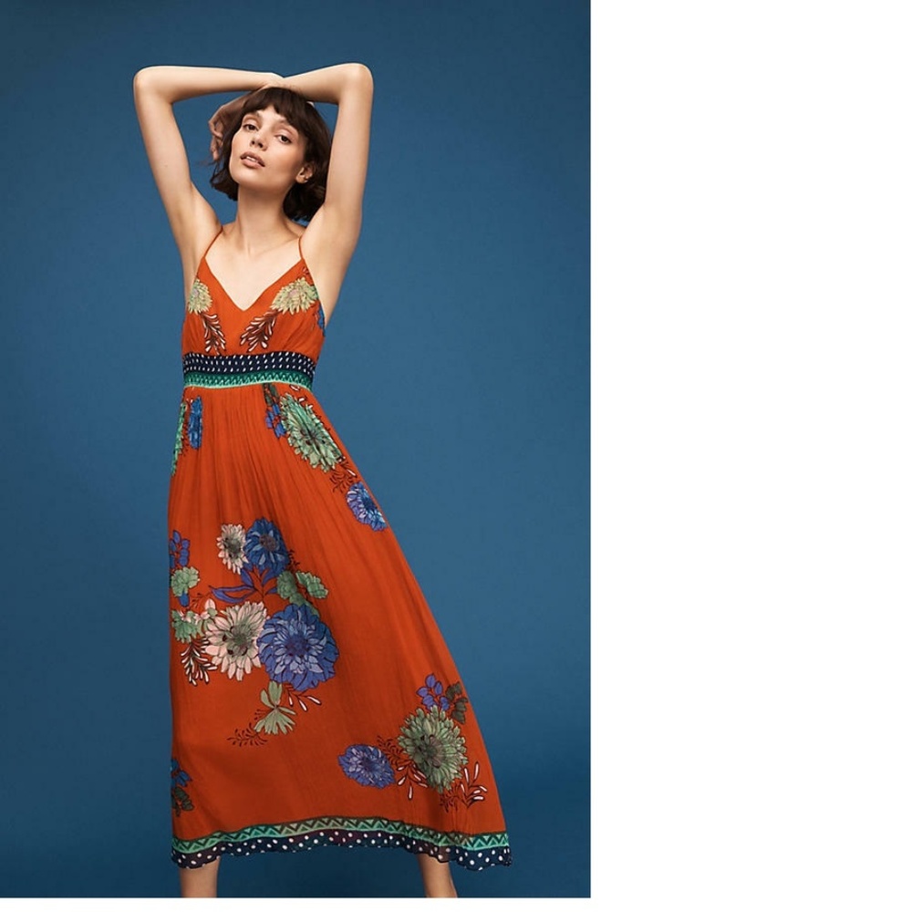 NEW ANTHROPOLOGIE Ikebana Dress - Picture 3 of 8